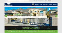 Desktop Screenshot of gaterepair.com